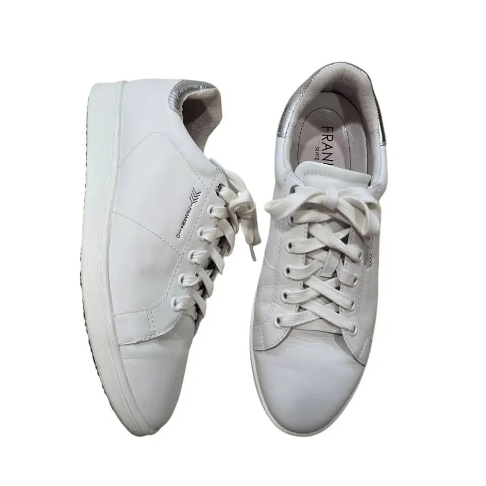 Frankie4 Jackie III Sneakers Women's 8.5 White Silver Lizard Athletic Shoes‎ - Picture 2 of 10